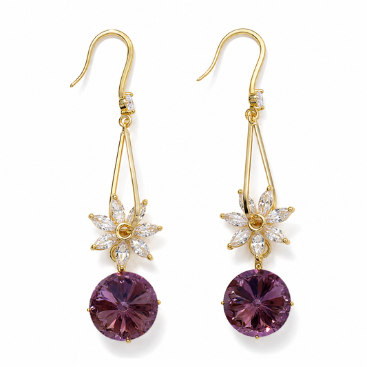 Amethysta Earrings