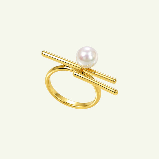Horizon Pearl Ring ANŹORA Jewel
