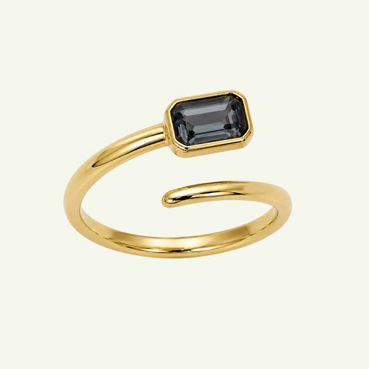 Noir Ring ANŹORA Jewel